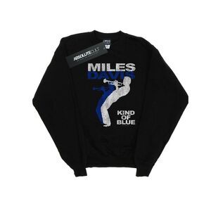 Miles Davis Mens Kind Of Blue Distressed Sweatshirt / Black